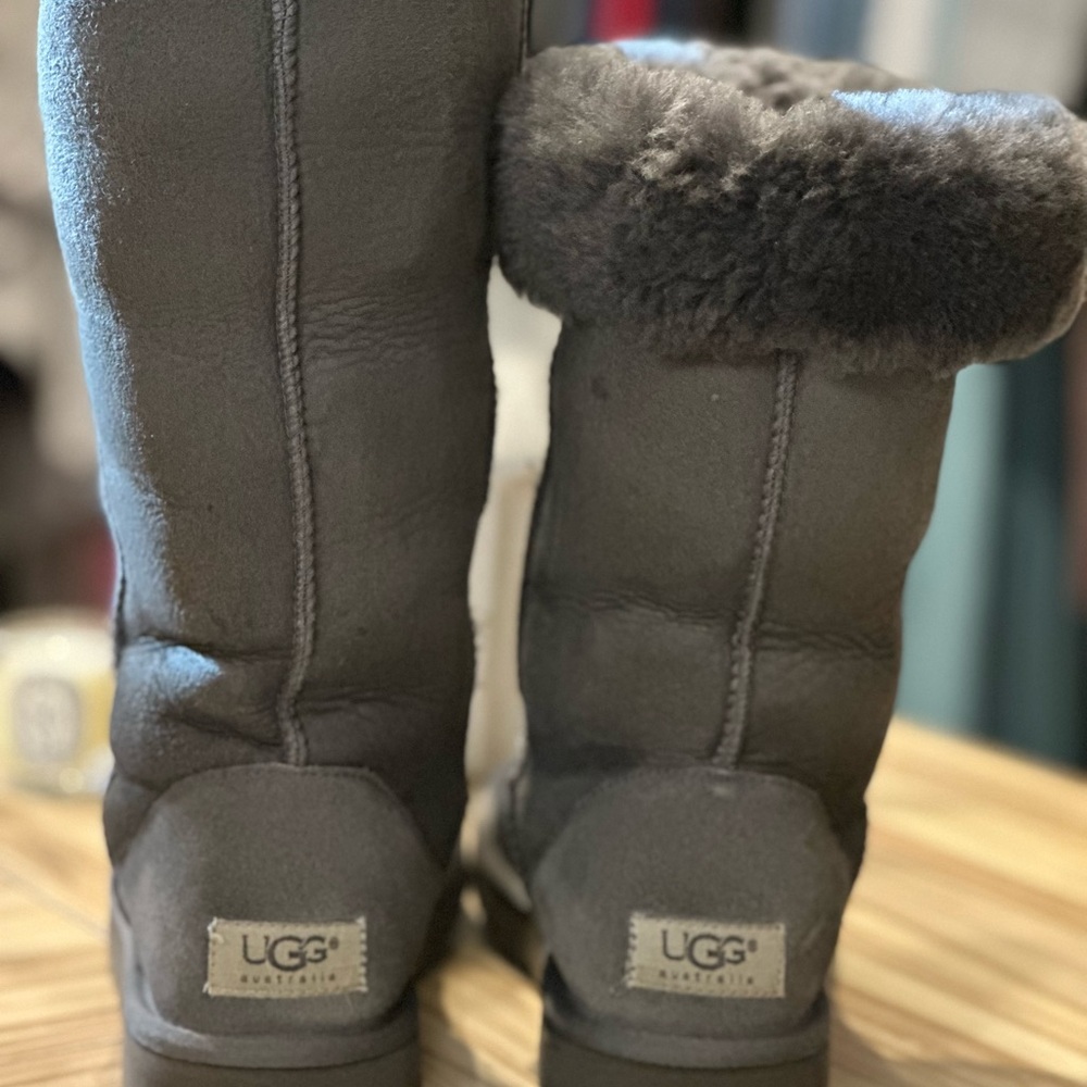 UGG Australia Classic Tall Boots - Dark Gray - Picture 2 of 8